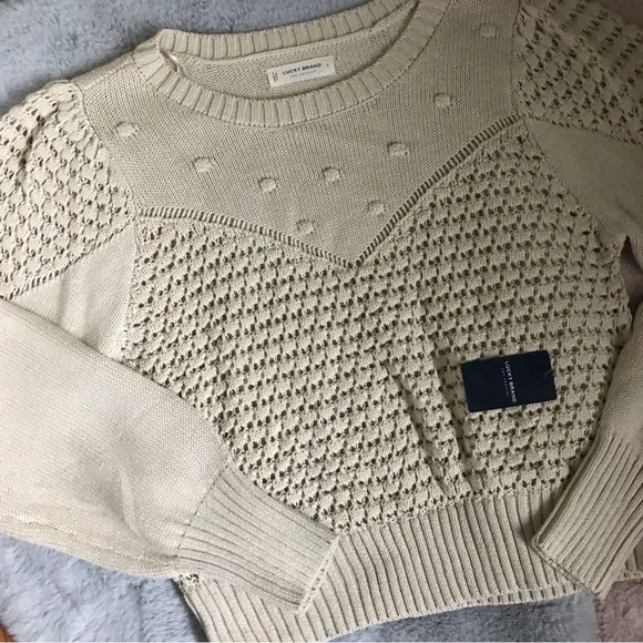 Lucky brand chunky knit sweater