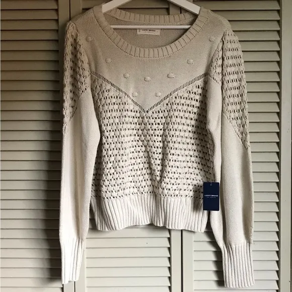 Lucky brand chunky knit sweater