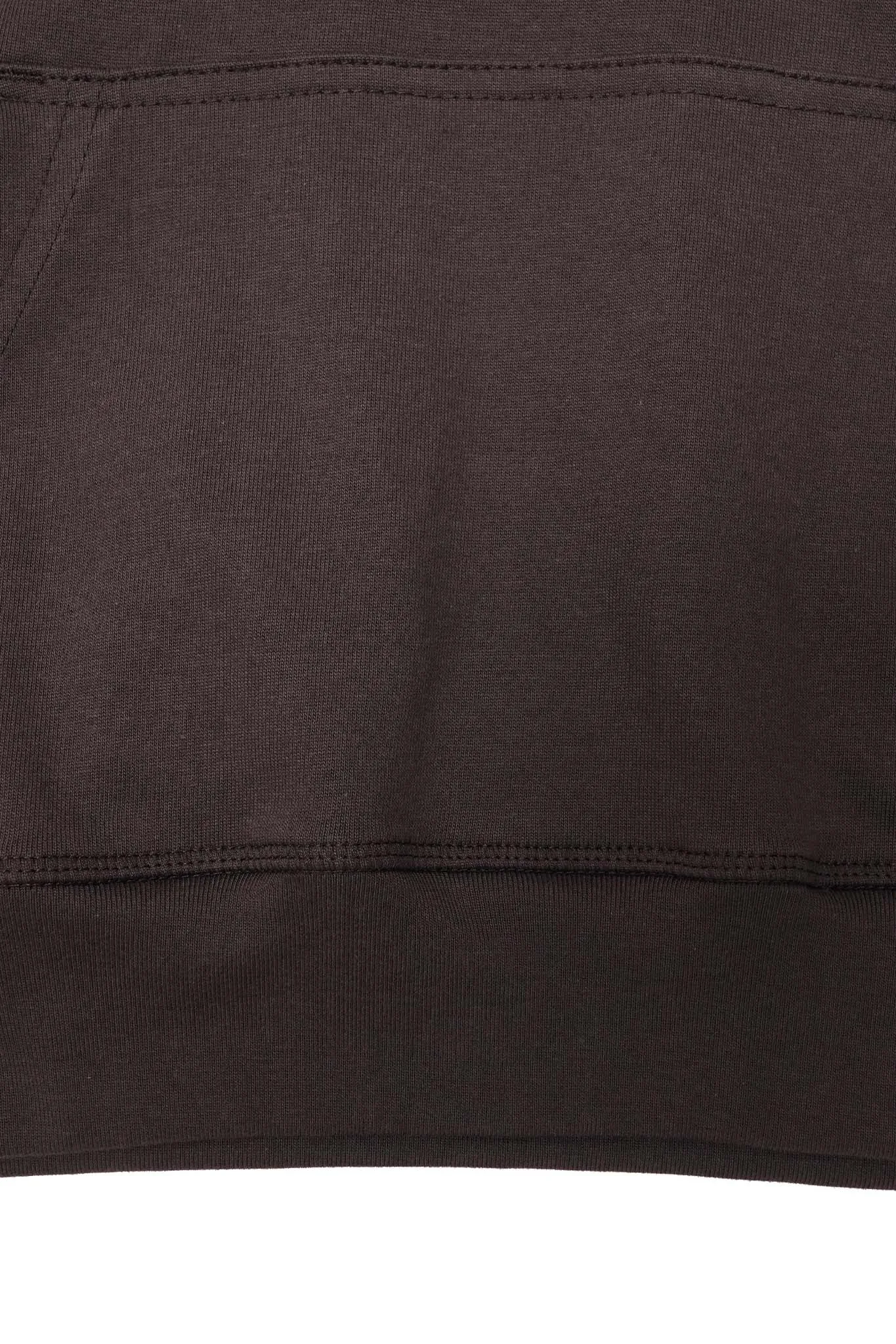M'$ PAISLEY PATCHWORK MILITIA HOODIE IN CHARCOAL GREY