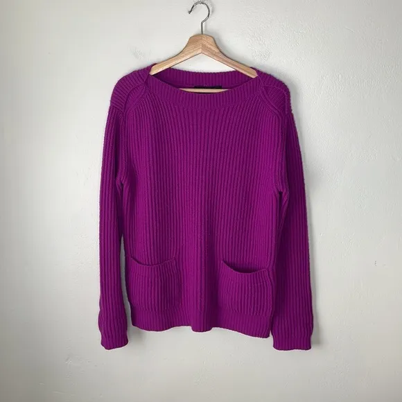 Marc Jacobs Chunky Pocket Magenta sweater