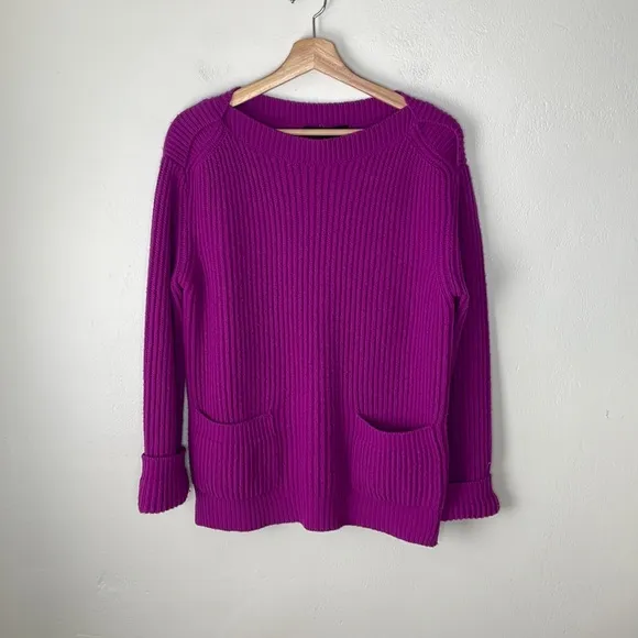 Marc Jacobs Chunky Pocket Magenta sweater