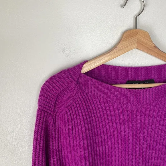 Marc Jacobs Chunky Pocket Magenta sweater
