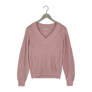 Marimekko knitted wool sweater, pink | woman S