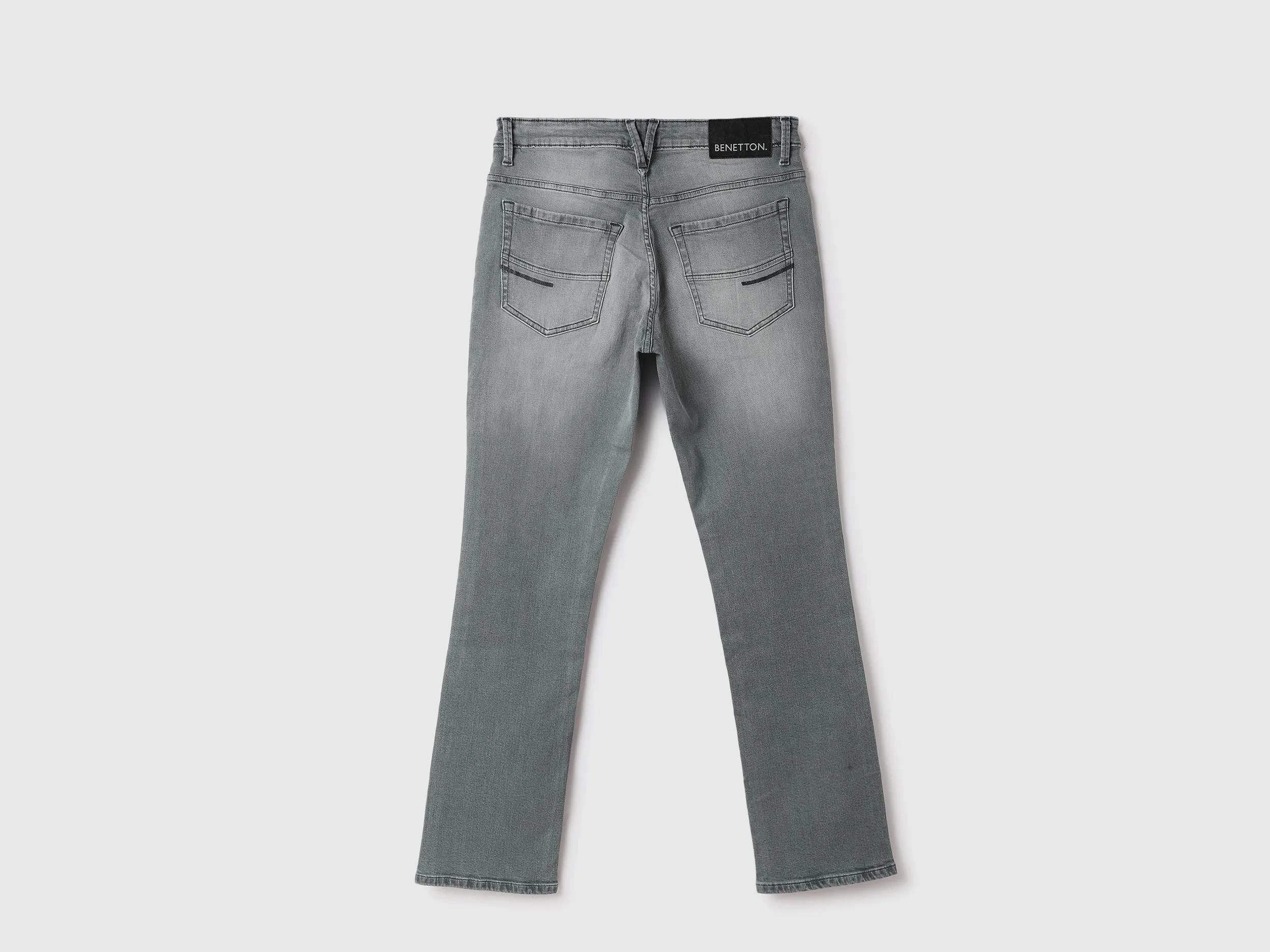 Men Solid Bootcut Jeans