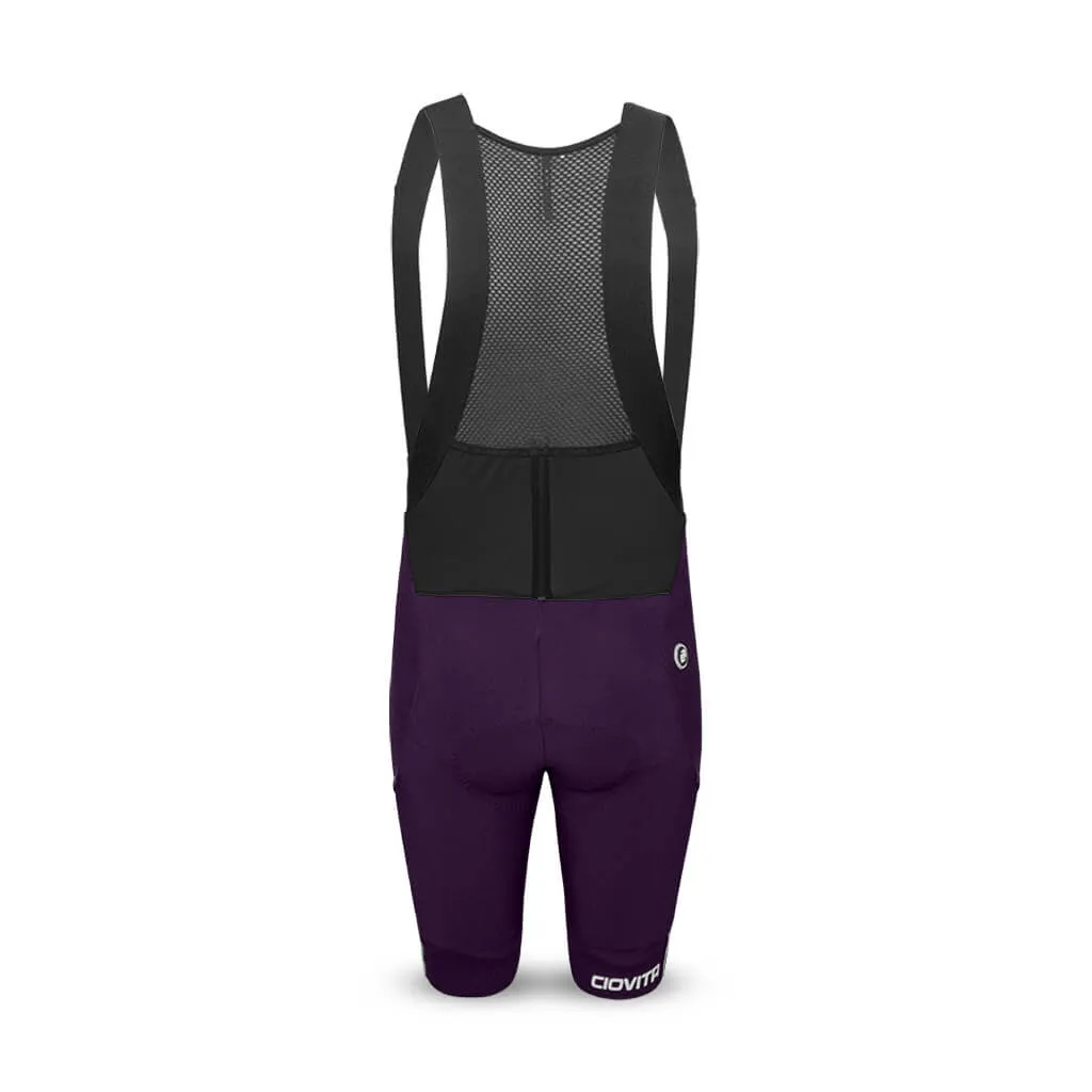 Men's Cargo Bib Shorts (Plum)