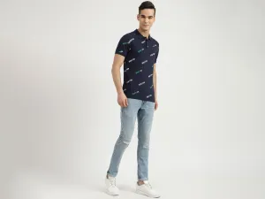 Mens Skinny Fit Solid Jeans