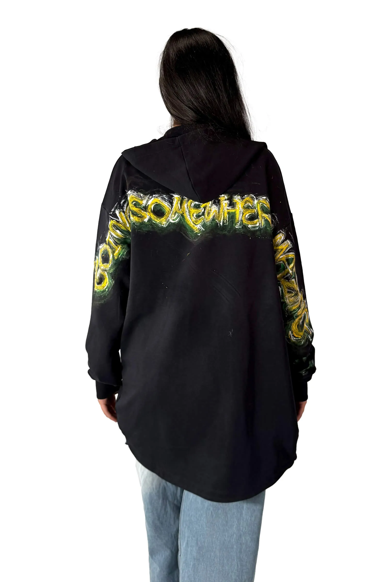 Midnight Rebel Oversized Hoodie