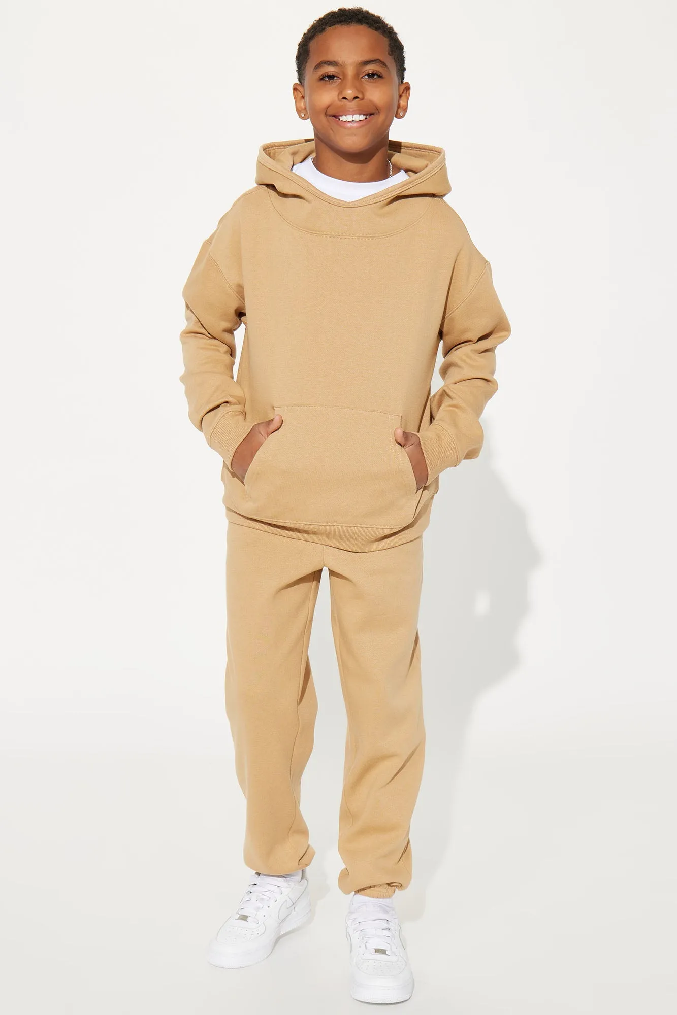 Mini Tyson Oversized Hoodie - Taupe