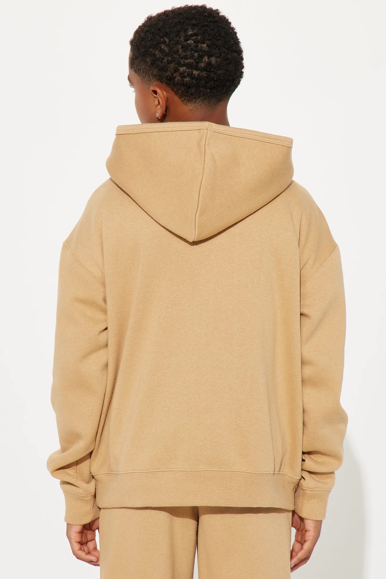 Mini Tyson Oversized Hoodie - Taupe