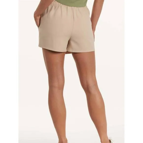 NEW THRIVE SOCIETE lennox cargo shorts in oatmilk tan