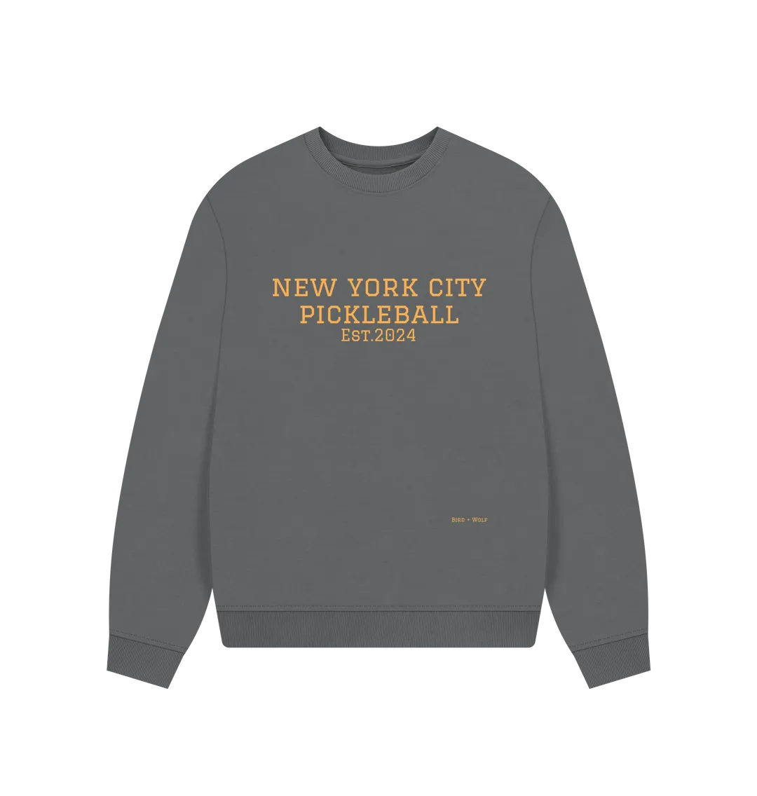 New York City Pickleball Oversized Sweatshirt