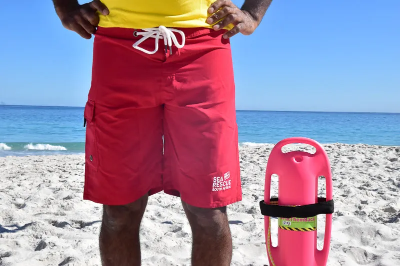 NSRI Crew Uniform Board Shorts Red (Mens)