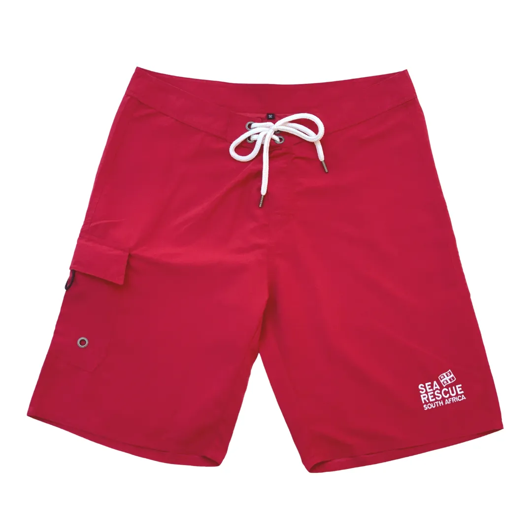 NSRI Crew Uniform Board Shorts Red (Mens)