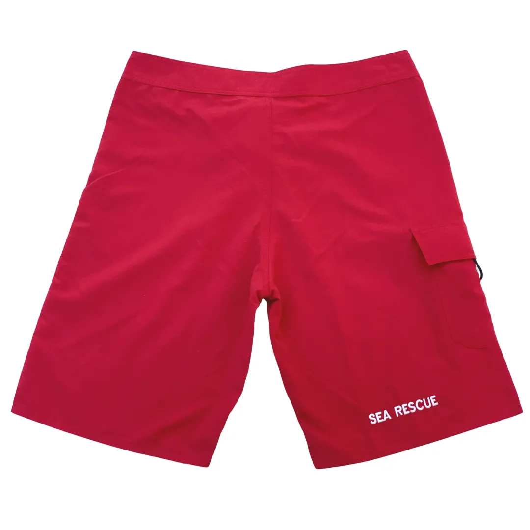 NSRI Crew Uniform Board Shorts Red (Mens)