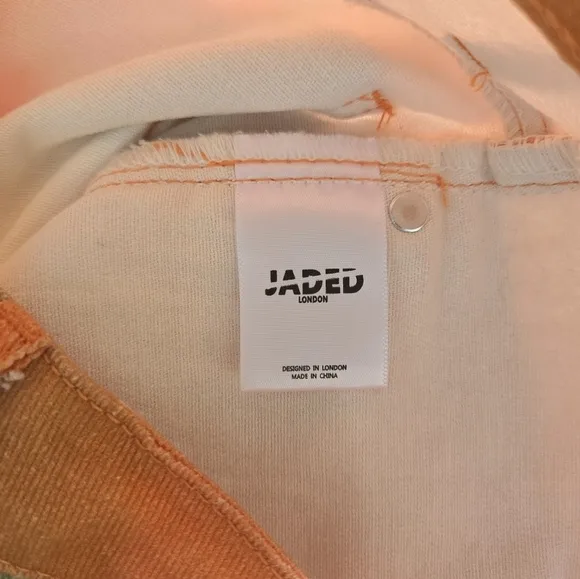 NWOT Jaded LondonLadies Ombré Swirl PrintHigh Waist Bootcut JeansSize 25