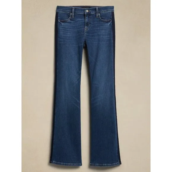 NWT Banana Republic Womens Size 2 or 26 2x33 26x33 High-Rise Bootcut Jean NEW