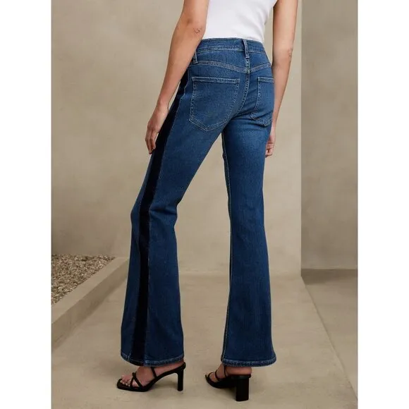 NWT Banana Republic Womens Size 2 or 26 2x33 26x33 High-Rise Bootcut Jean NEW