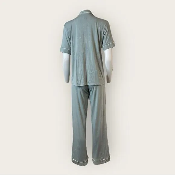 NWT | Hale Bob | 2-Piece Pant Pajama Set | Blue/White | Medium
