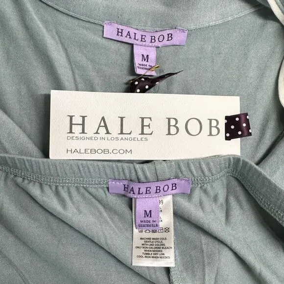 NWT | Hale Bob | 2-Piece Pant Pajama Set | Blue/White | Medium