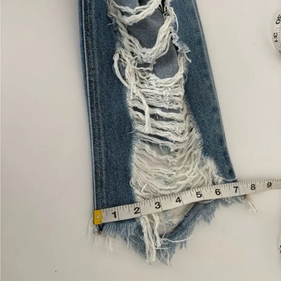 NWT Jeans 13 Cello Distressed Ripped Shredded Mom Y2K Grunge Festival Streetwear
