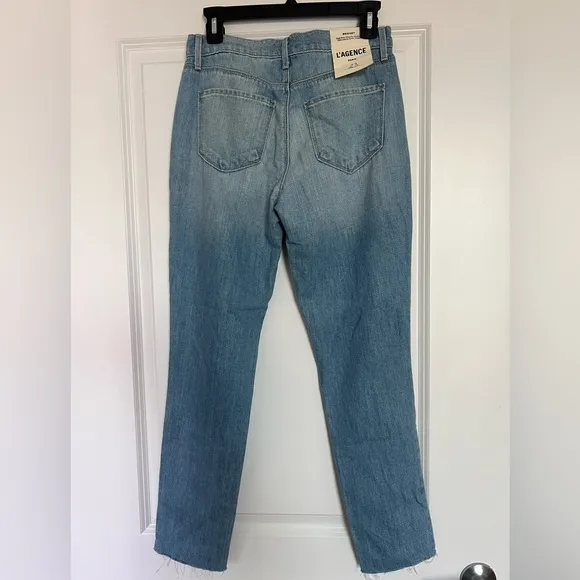 NWT L’AGENCE Bridget High Rise Straight Leg Jeans size 23