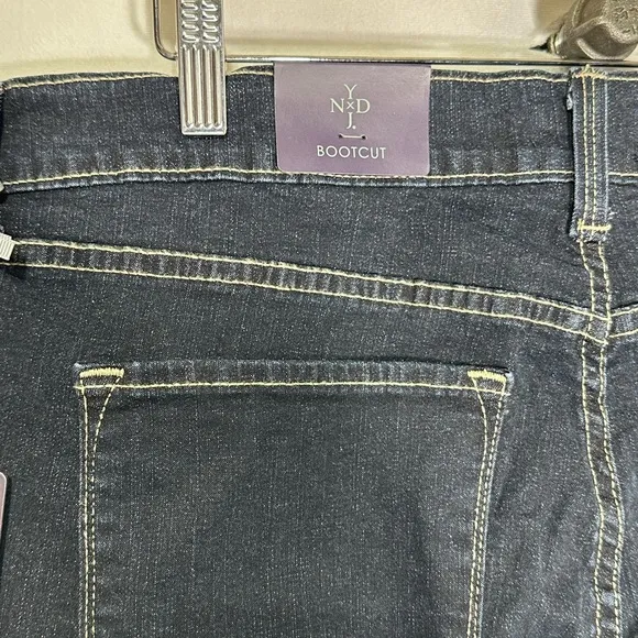 NYDJ - dark blue denim plus size bootcut jeans - 16w - NWT