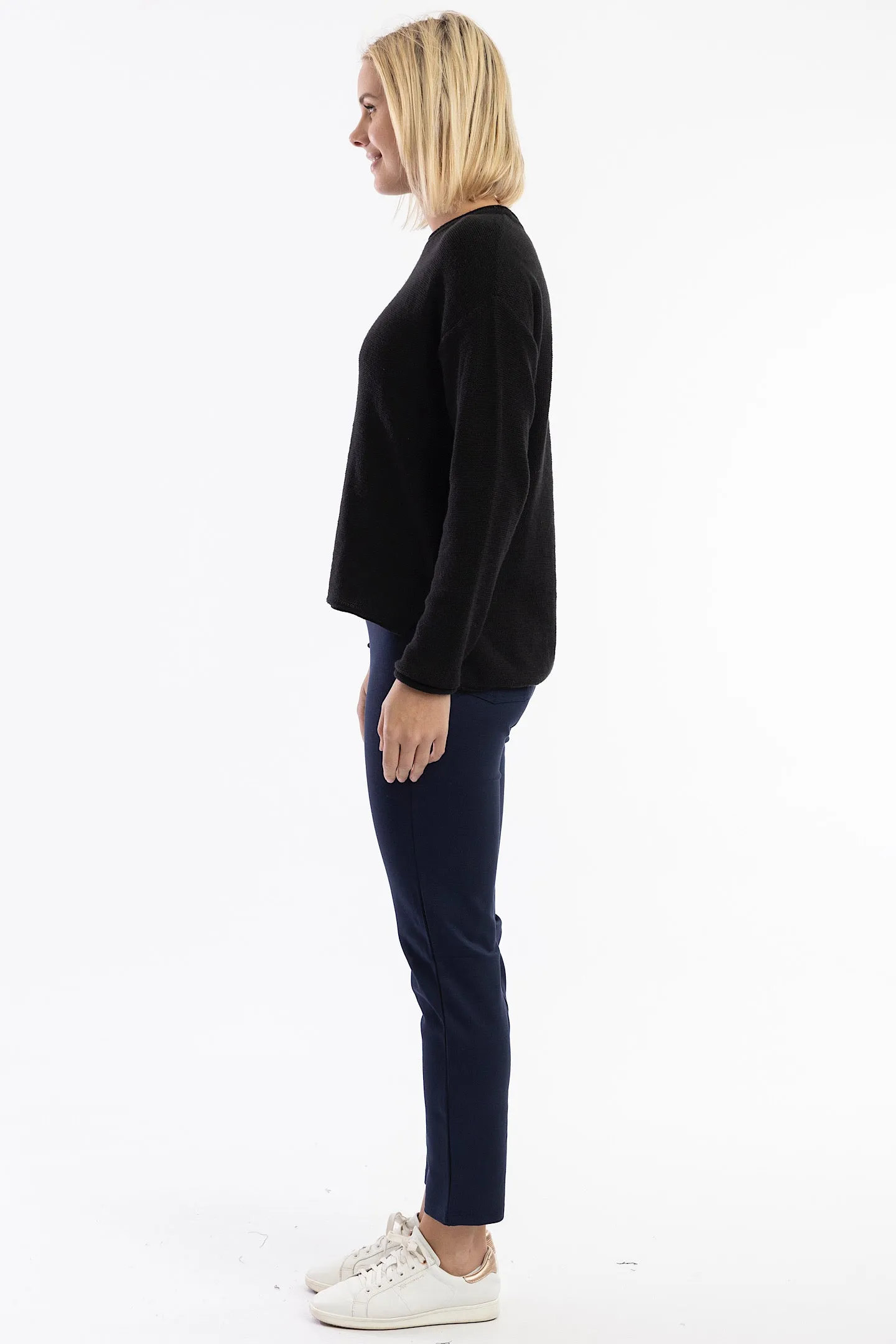Orientique Ponty Pant Navy 4646