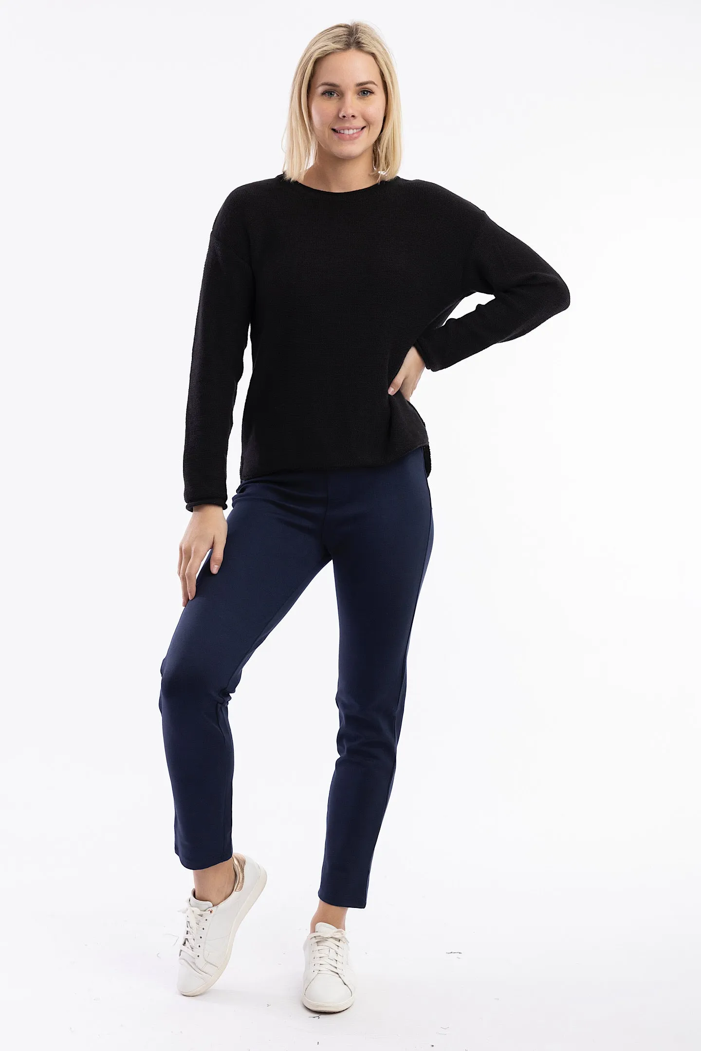 Orientique Ponty Pant Navy 4646