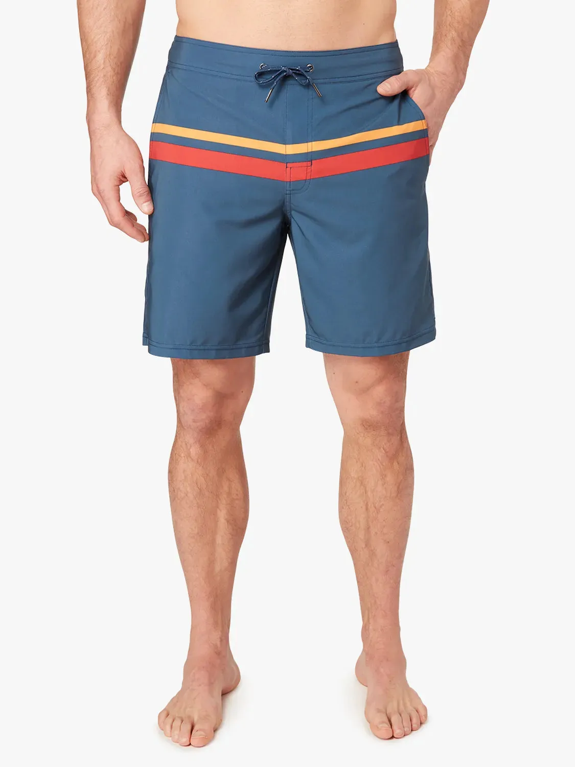Ozone Short | Red Comp Stripe