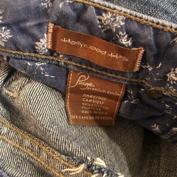 Paige Jeans ‘Hollywood Hills’ sz 26