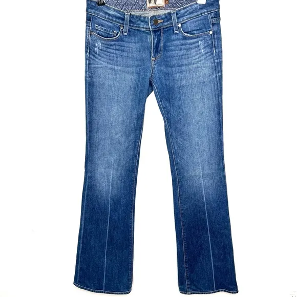 PAIGE Lauren Canyon Bootcut Jeans Blue Size 27
