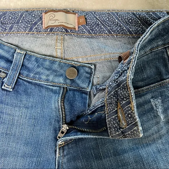 PAIGE Lauren Canyon Bootcut Jeans Blue Size 27