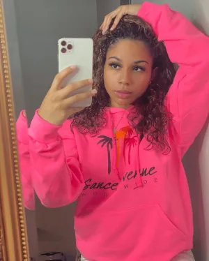 Palm Trees SA Worldwide | Cyber Pink Hoodie