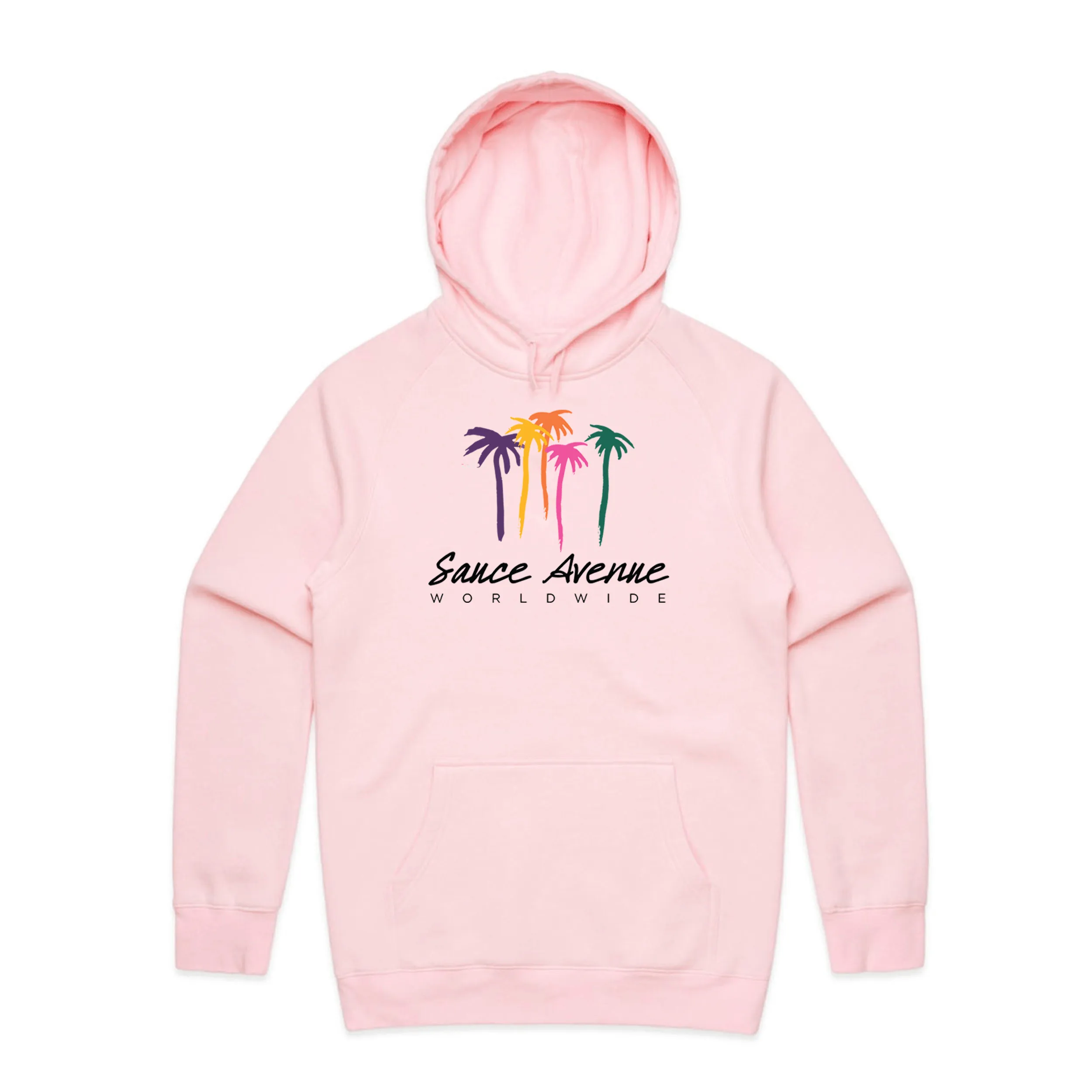 Palm Trees SA Worldwide | Light Pink Hoodie