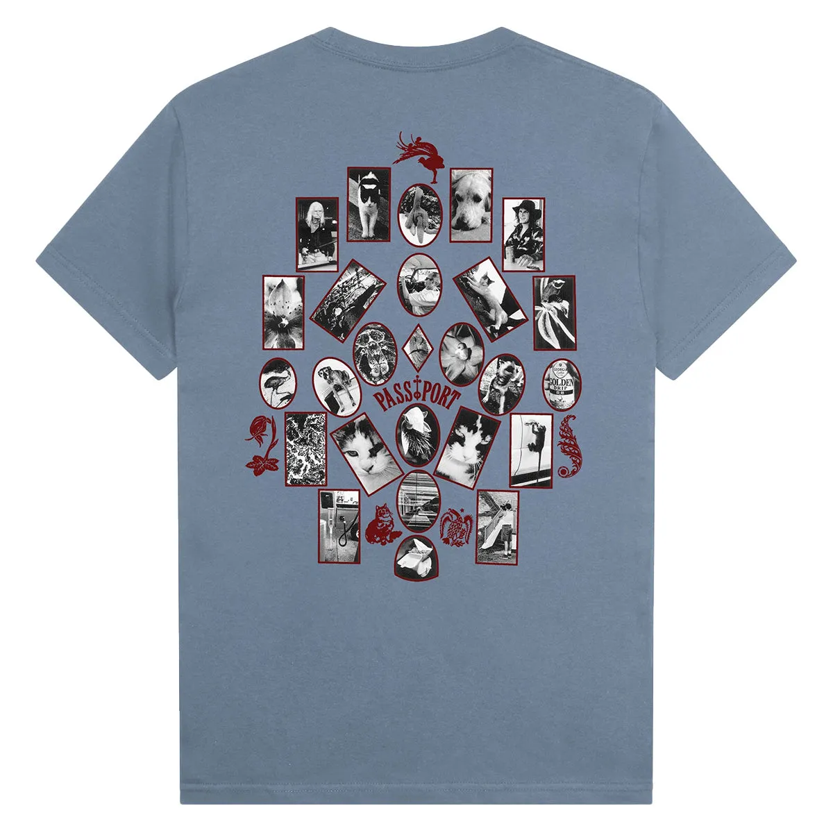 Pass~Port - Sophomore Tee Washed Out Blue