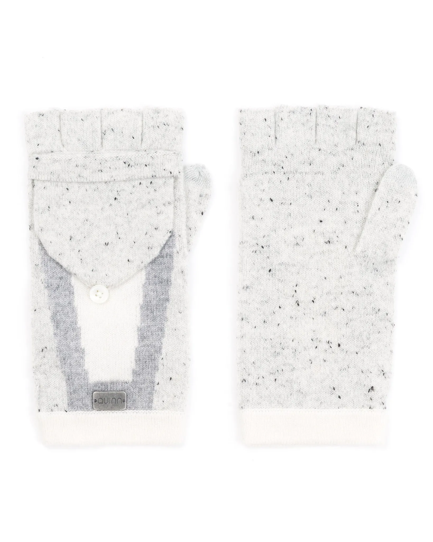 Powell Cashmere Intarsia Pop Top Mitten
