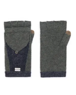 Powell Cashmere Intarsia Pop Top Mitten
