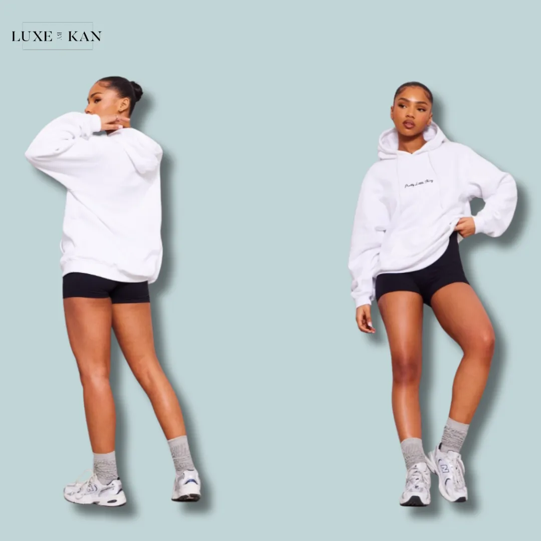 PRETTYLITTLETHING Oversized Sweat Basic Hoodie