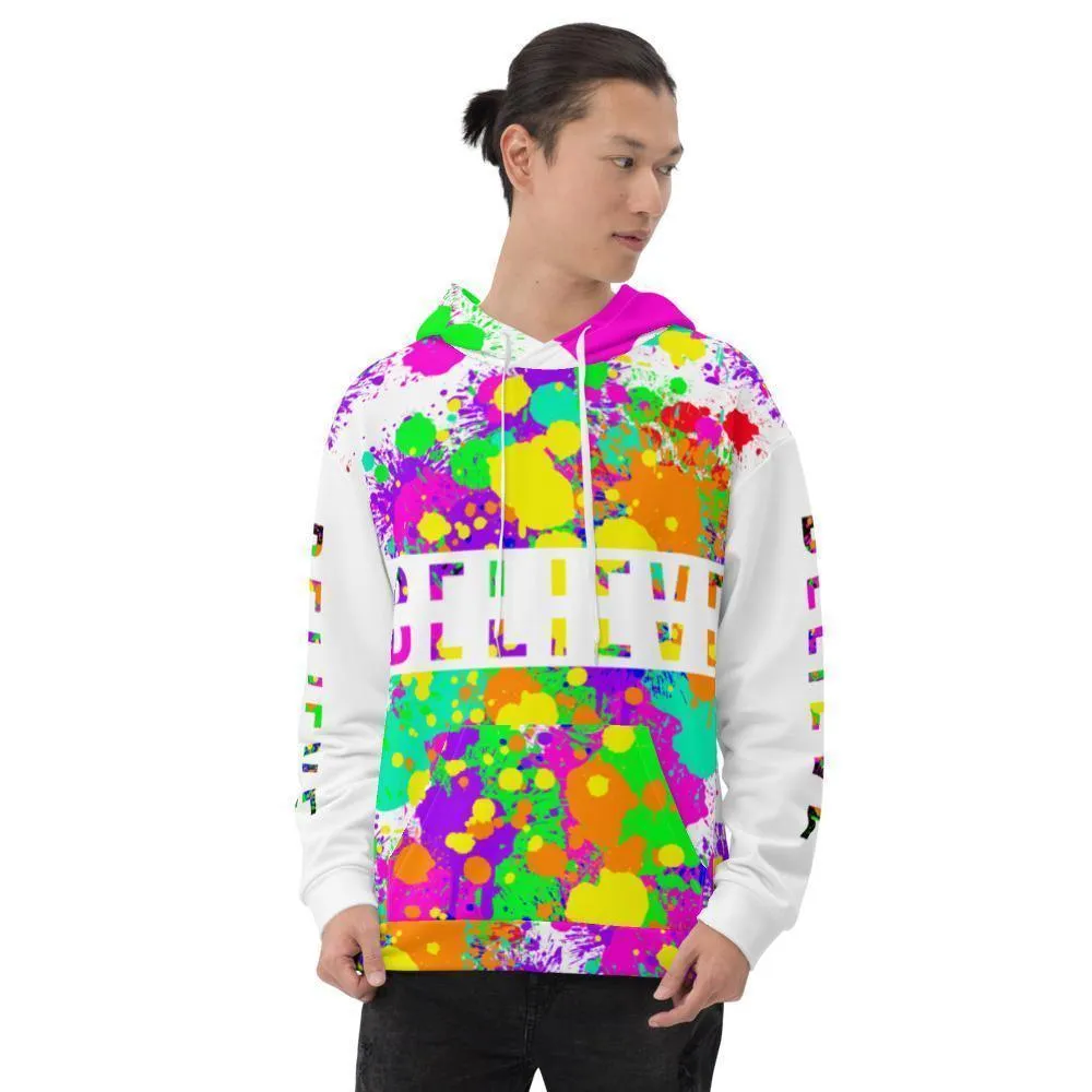 P.S. I Believe Too Colorful Oversized Hoodie for Men and Women
