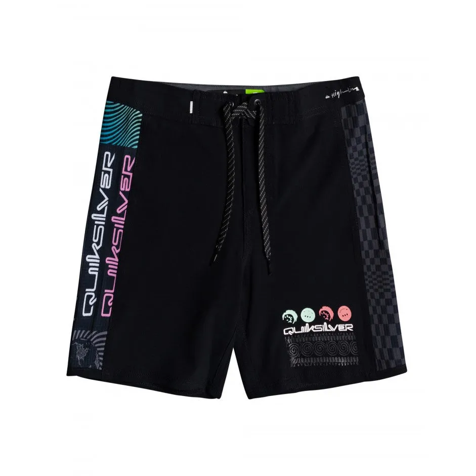 QUIKSILVER BOYS HIGHLINE ARCH RAVE WAVE 15" BOARD SHORT