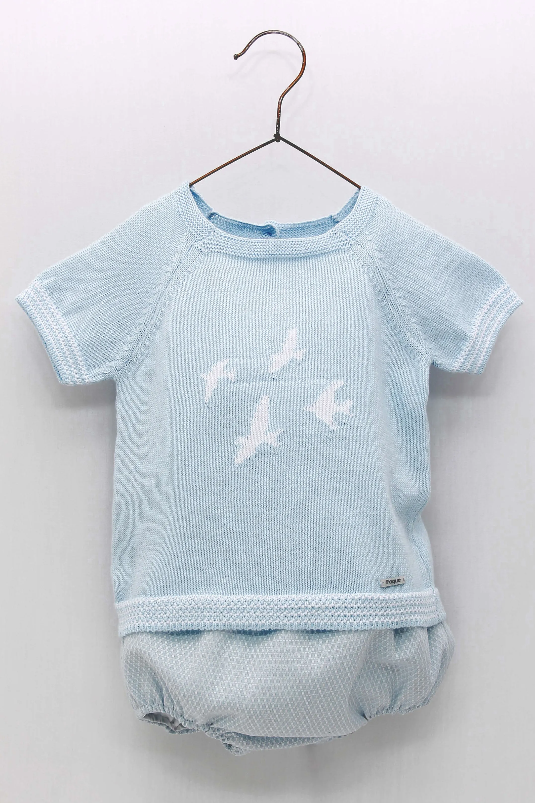 "Alf" Blue Knit Top & Jam Pants