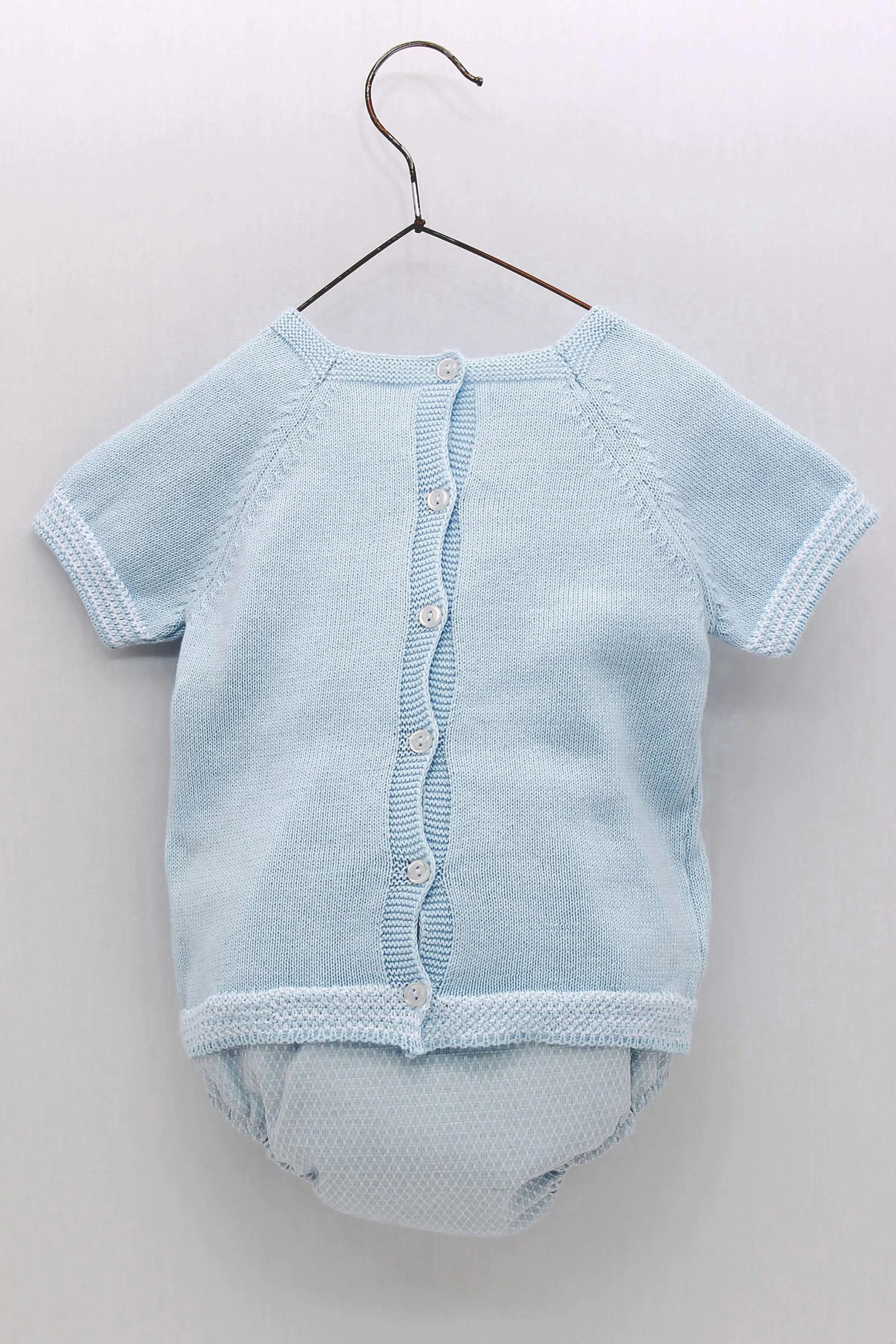 "Alf" Blue Knit Top & Jam Pants