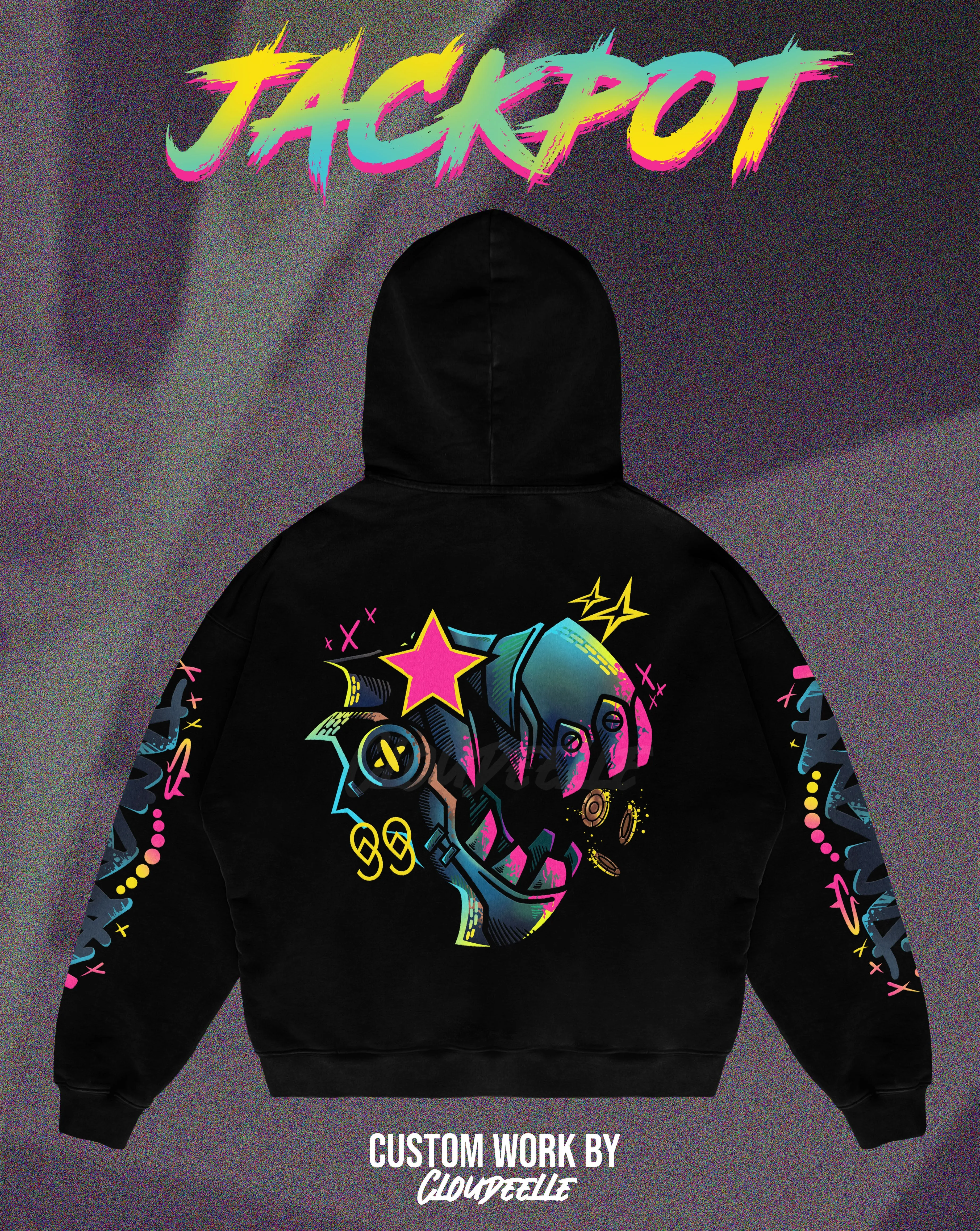 "Jackpot" - Oversized Hoodie