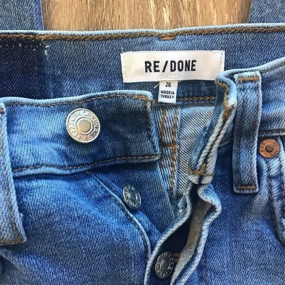 RE/DONE 90’s High Rise Ankle Crop Jeans