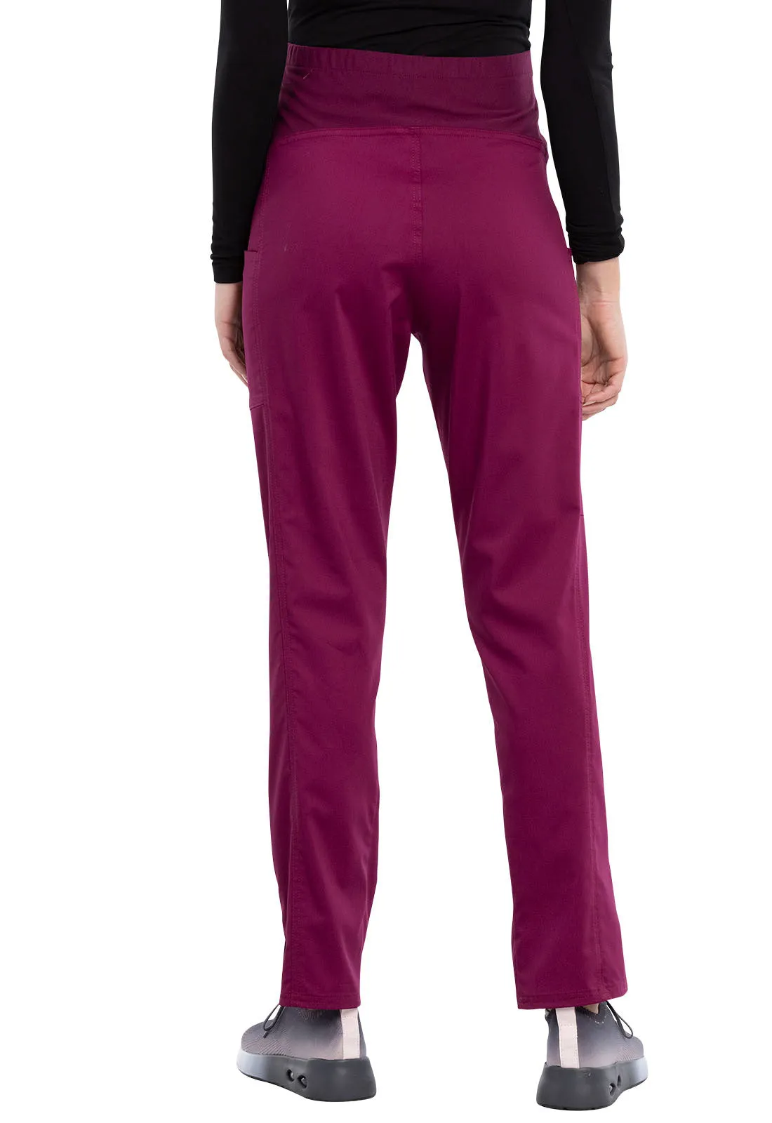 Revolution WW155 Maternity Straight Leg Pants Wine