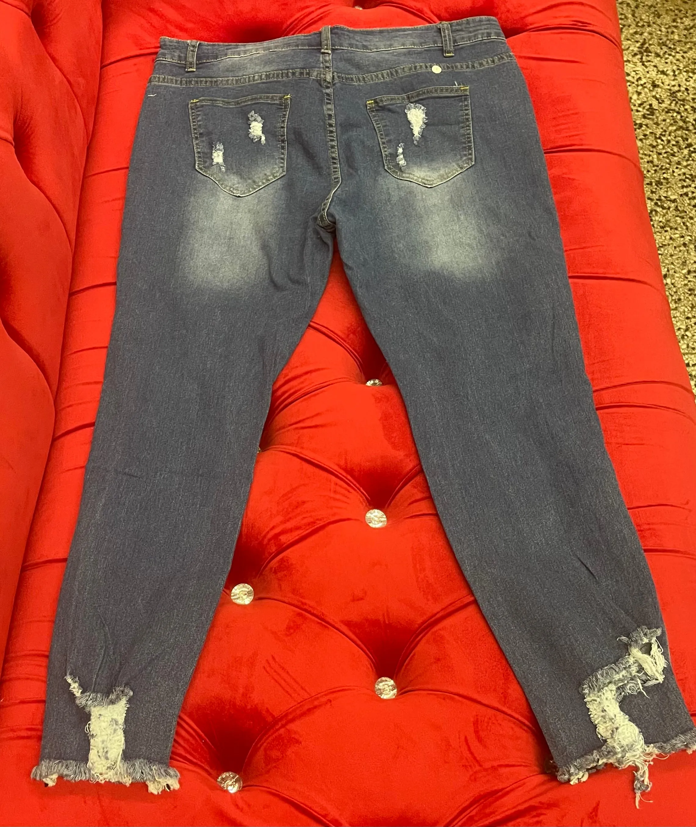 Ripped Blue Jeans