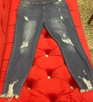 Ripped Blue Jeans
