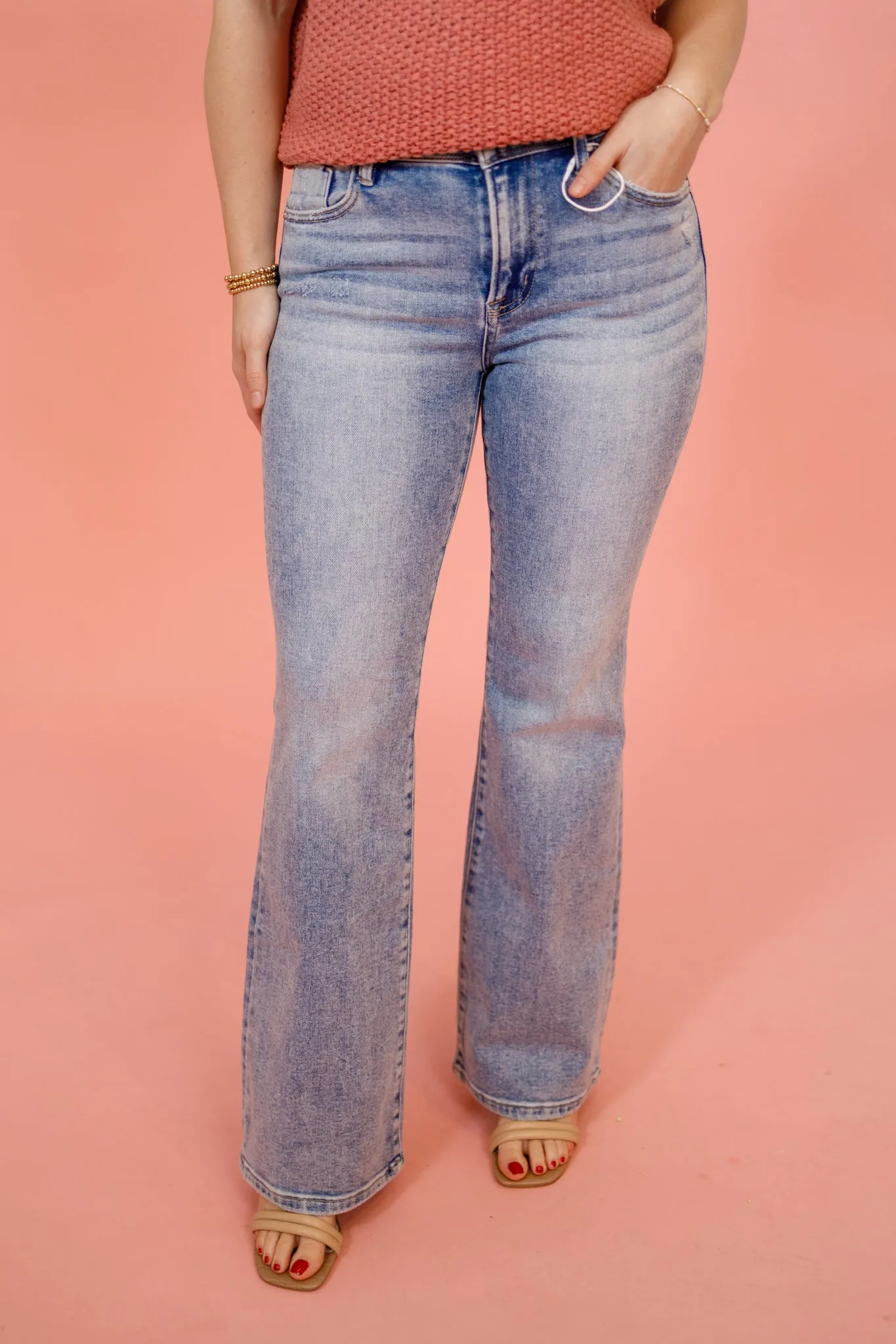 Risen Light Wash Bootcut Jeans