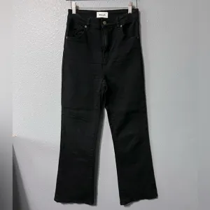 Rolla's Dusters Bootcut High Rise Slim Bootcut Jeans Cropped Hem Sz 27 Black EUC