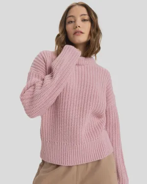 Roxy Coming Home Knit Sweater BLEACHED MAUVE